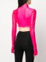 Versace Jeans Couture Cropped shirt Roze - Thumbnail 4