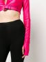 Versace Jeans Couture Cropped shirt Roze - Thumbnail 5