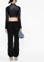 Versace Jeans Couture Cropped blouse Zwart - Thumbnail 4