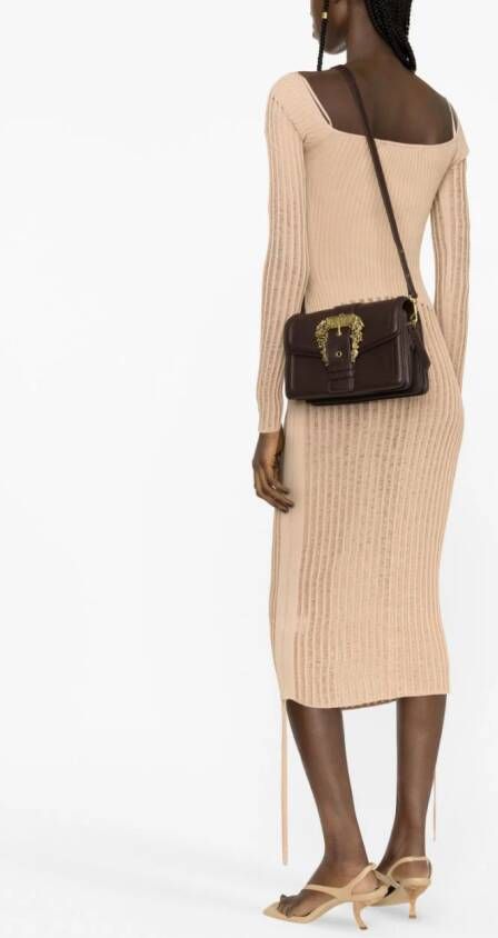 Versace Jeans Couture Crossbodytas van imitatieleer Bruin
