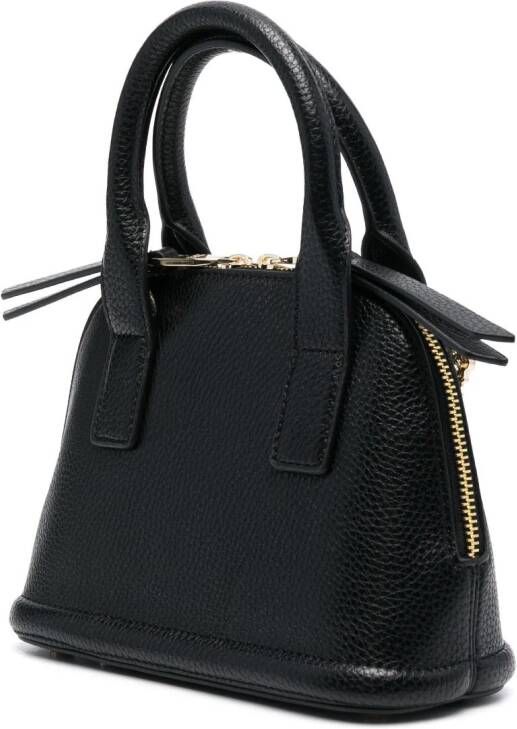 Versace Jeans Couture Leren shopper Zwart