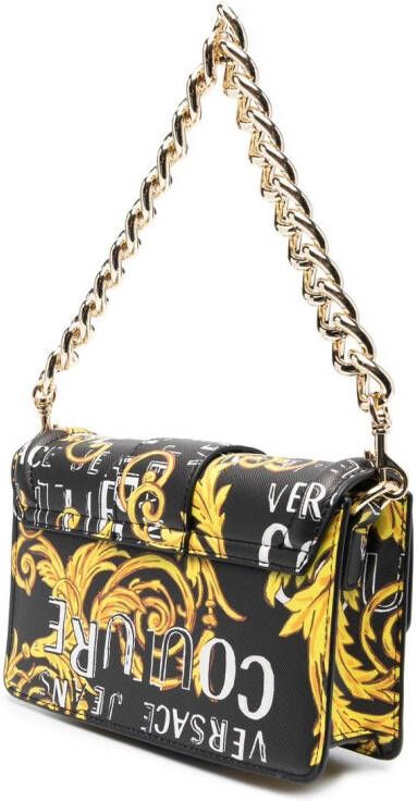 Versace Jeans Couture Schoudertas met gesp Zwart