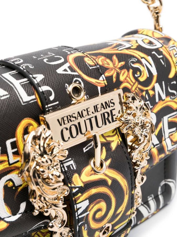 Versace Jeans Couture Schoudertas met gesp Zwart