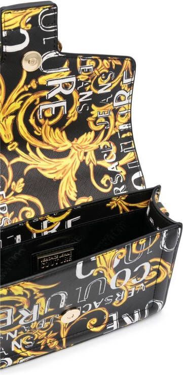 Versace Jeans Couture Schoudertas met gesp Zwart