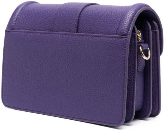 Versace Jeans Couture Shopper met gesp Paars