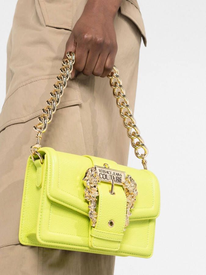 Versace Jeans Couture Schoudertas met gesp Groen