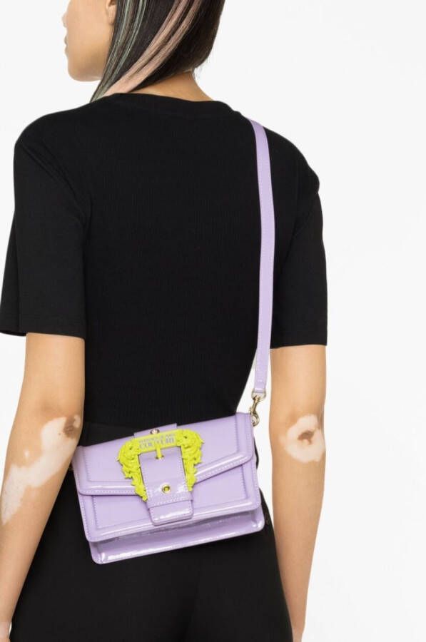 Versace Jeans Couture Schoudertas met gesp Paars