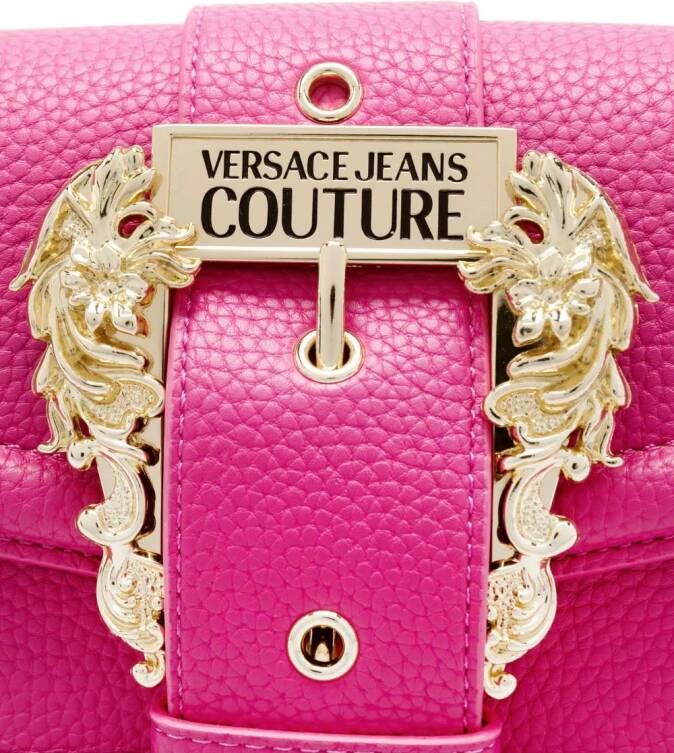 Versace Jeans Couture Schoudertas met barokgesp Roze