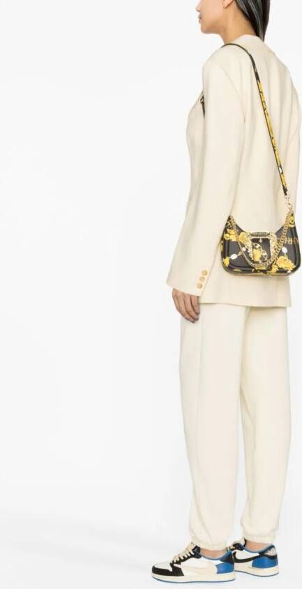 Versace Jeans Couture Schoudertas met print Zwart