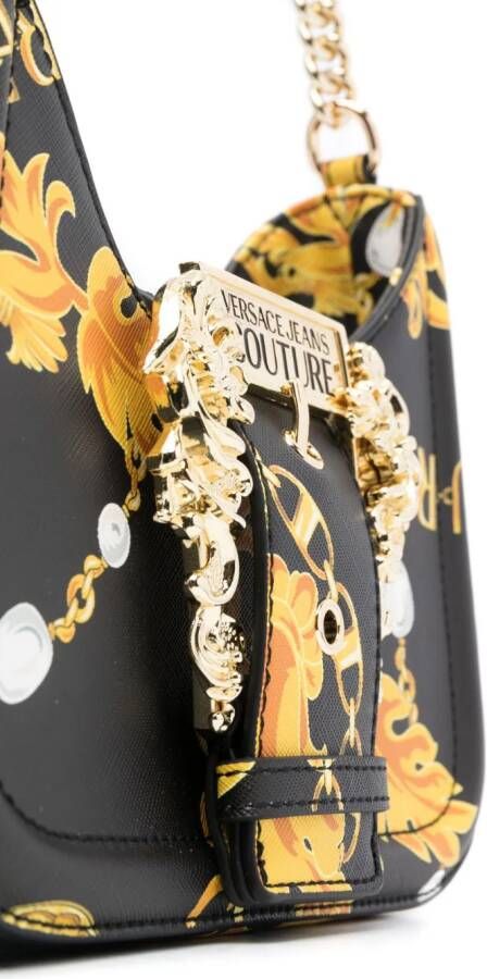 Versace Jeans Couture Schoudertas met print Zwart