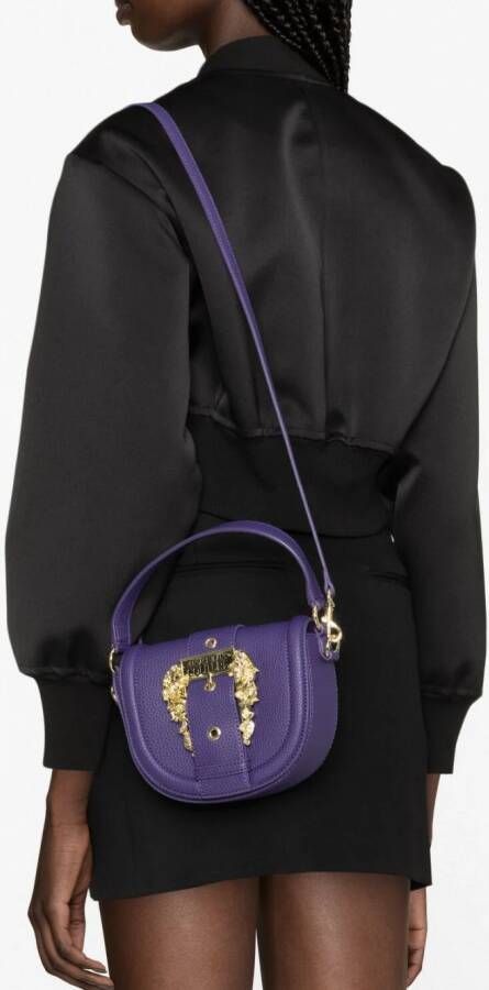 Versace Jeans Couture Shopper met gesp Paars