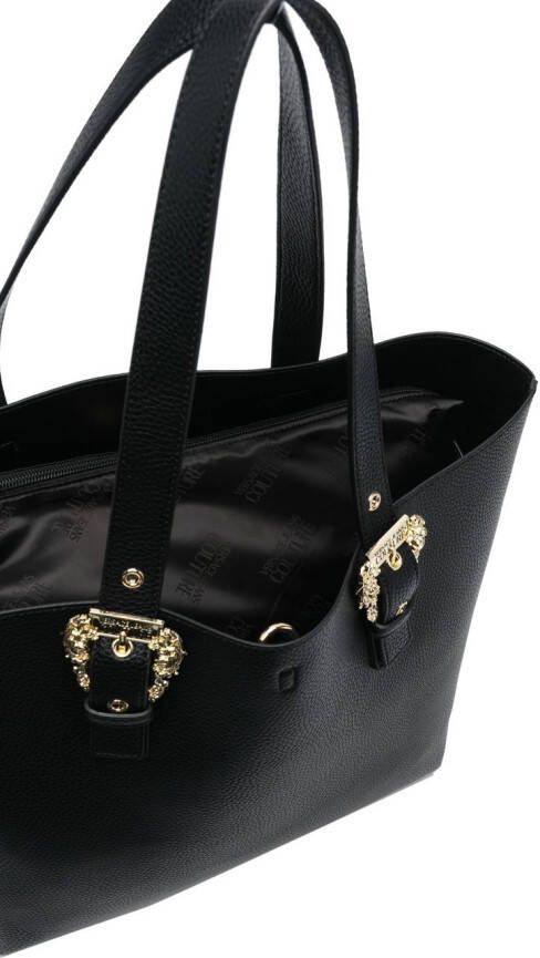 Versace Jeans Couture Shopper met gesp Zwart