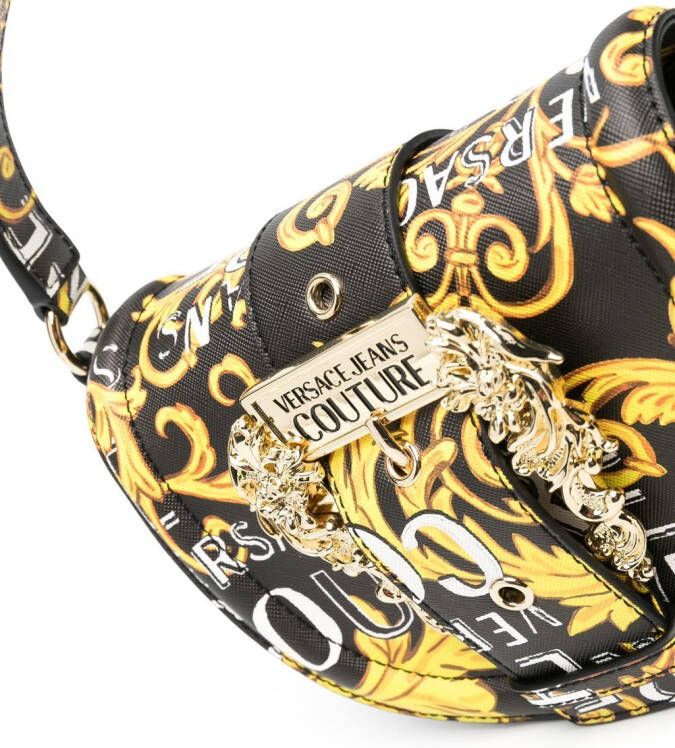Versace Jeans Couture Shopper met gesp Zwart