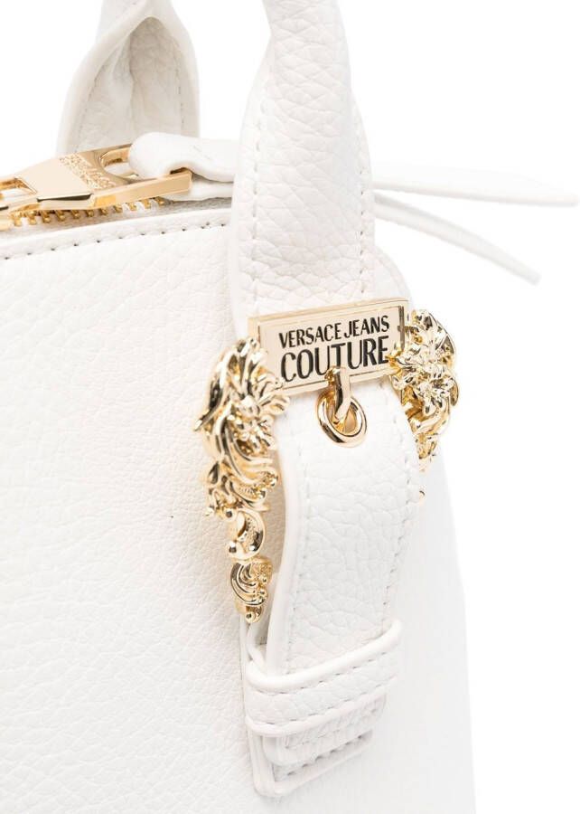 Versace Jeans Couture Handtas met barokprint Wit