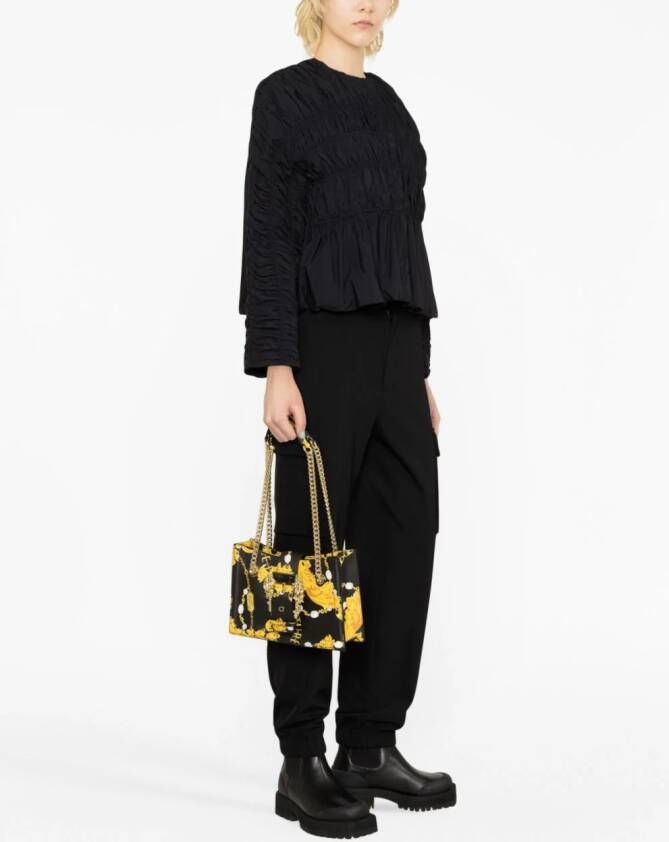 Versace Jeans Couture Schoudertas met kettinghengsel Zwart