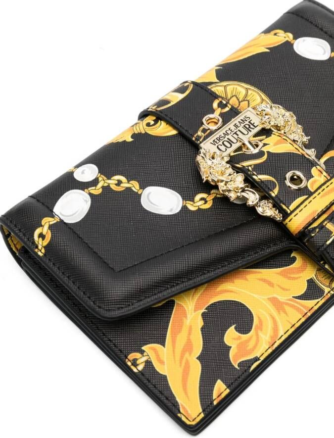 Versace Jeans Couture Crossbodytas met luipaardprint Zwart