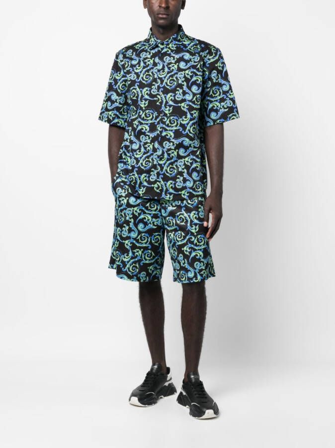 Versace Jeans Couture Knielange shorts Zwart