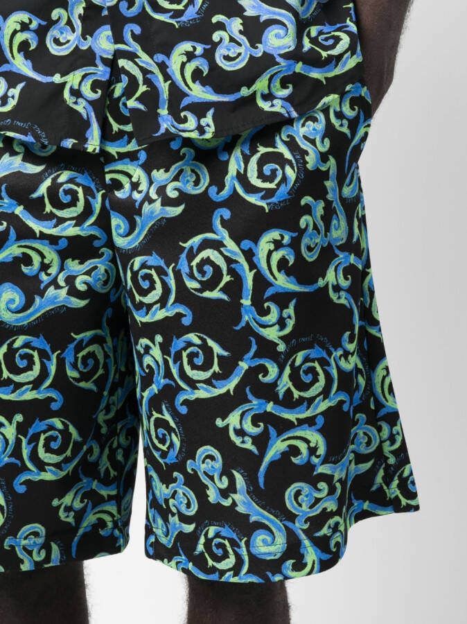 Versace Jeans Couture Knielange shorts Zwart