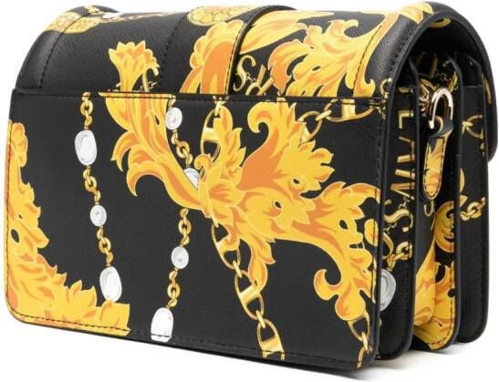 Versace Jeans Couture Clutch met barokprint Zwart