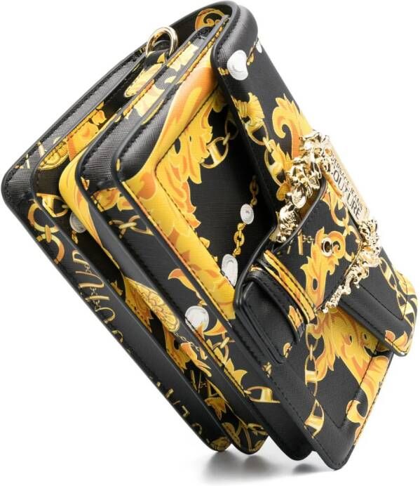 Versace Jeans Couture Clutch met barokprint Zwart