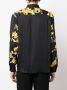 Versace Jeans Couture Overhemd met barokprint Zwart - Thumbnail 4