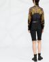 Versace Jeans Couture Blouse met barokprint Zwart - Thumbnail 4