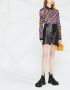Versace Jeans Couture Blouse met graffiti-print Paars - Thumbnail 2