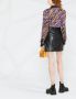 Versace Jeans Couture Blouse met graffiti-print Paars - Thumbnail 4