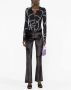 Versace Jeans Couture Blouse met halsketting print Zwart - Thumbnail 2