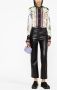 Versace Jeans Couture Blouse met logoprint Zwart - Thumbnail 2