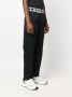 Versace Jeans Couture Broek met logoprint Zwart - Thumbnail 3