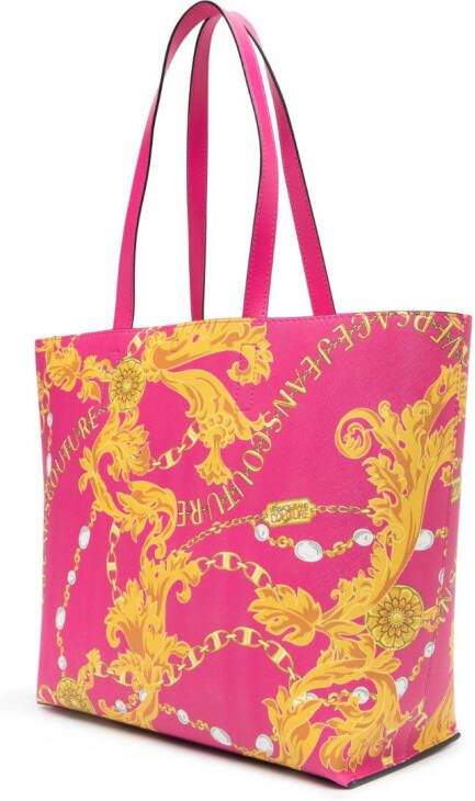 Versace Jeans Couture Shopper met ketting Roze