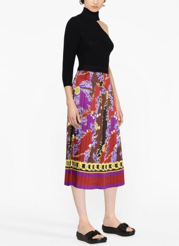 Versace Jeans Couture Rok met kettingprint Rood