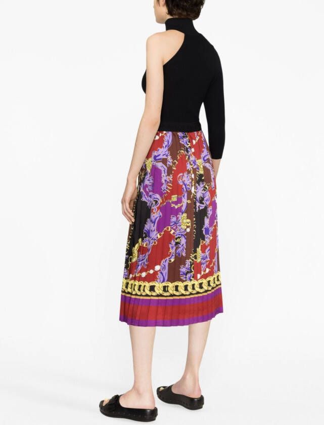 Versace Jeans Couture Rok met kettingprint Rood