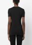 Versace Jeans Couture T-shirt met logoprint Zwart - Thumbnail 4