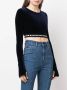 Versace Jeans Couture Cropped top Blauw - Thumbnail 3
