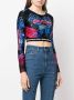 Versace Jeans Couture Cropped top Blauw - Thumbnail 3