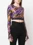Versace Jeans Couture Cropped top Paars - Thumbnail 3