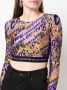 Versace Jeans Couture Cropped top Paars - Thumbnail 5