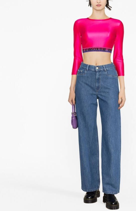 Versace Jeans Couture Cropped top Roze