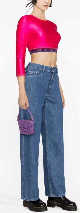 Versace Jeans Couture Cropped top Roze