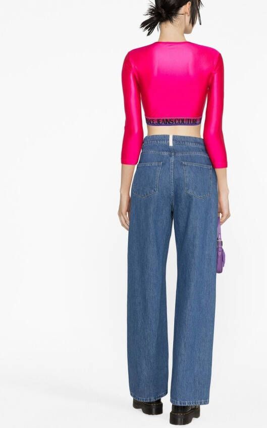Versace Jeans Couture Cropped top Roze