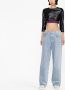 Versace Jeans Couture Cropped top Zwart - Thumbnail 2