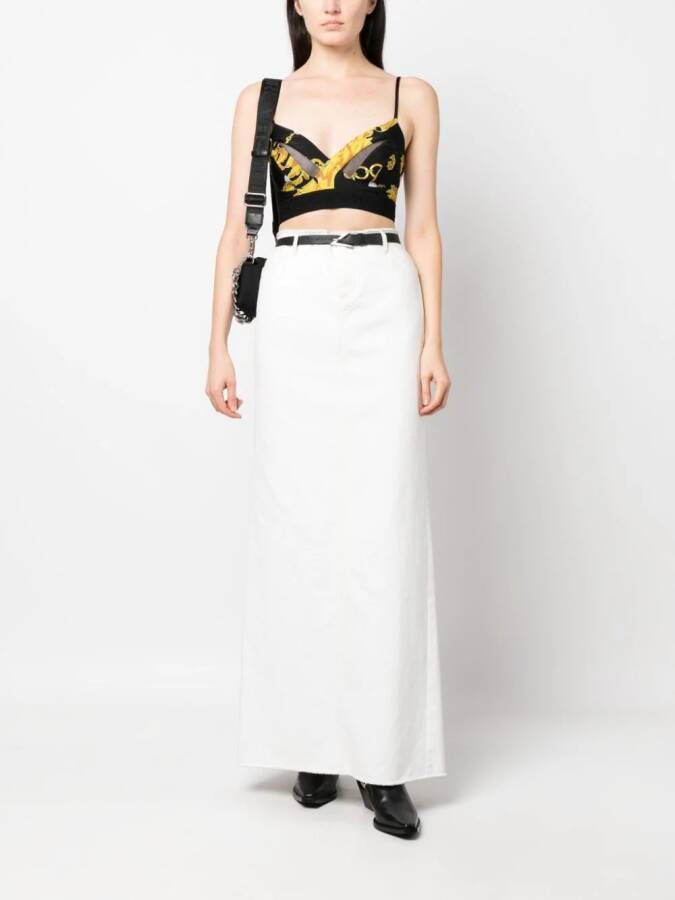 Versace Jeans Couture Cropped top Zwart