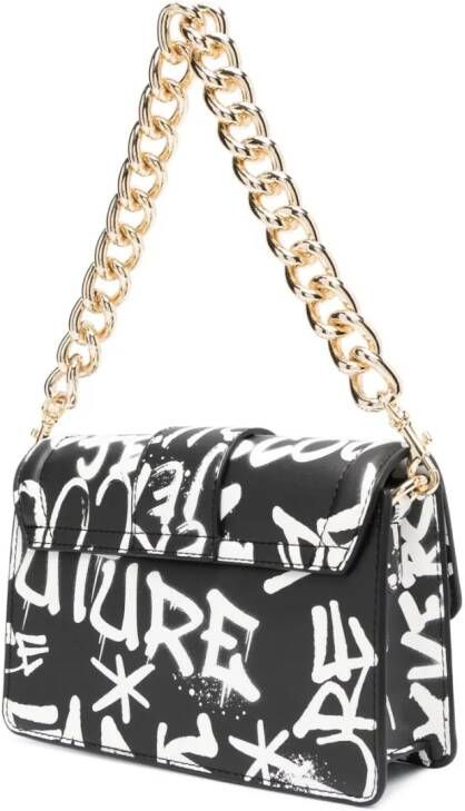 Versace Jeans Couture Crossbodytas met graffiti-print Zwart