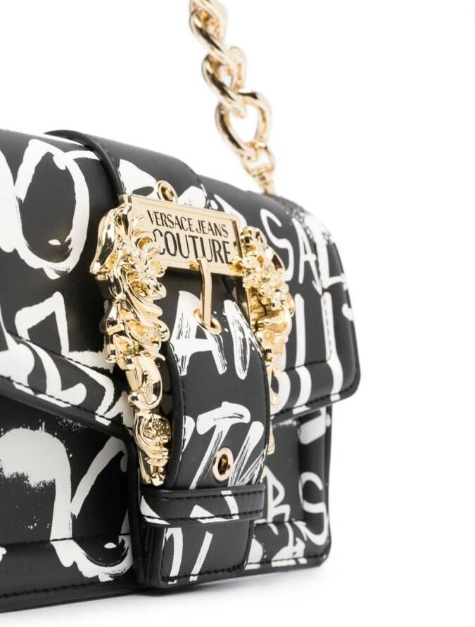 Versace Jeans Couture Crossbodytas met graffiti-print Zwart