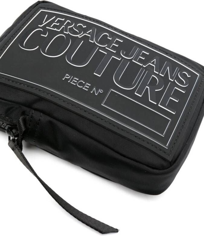 Versace Jeans Couture Crossbodytas met logopatch Zwart