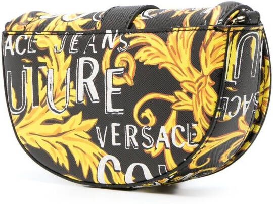 Versace Jeans Couture Crossbodytas met logoprint Groen