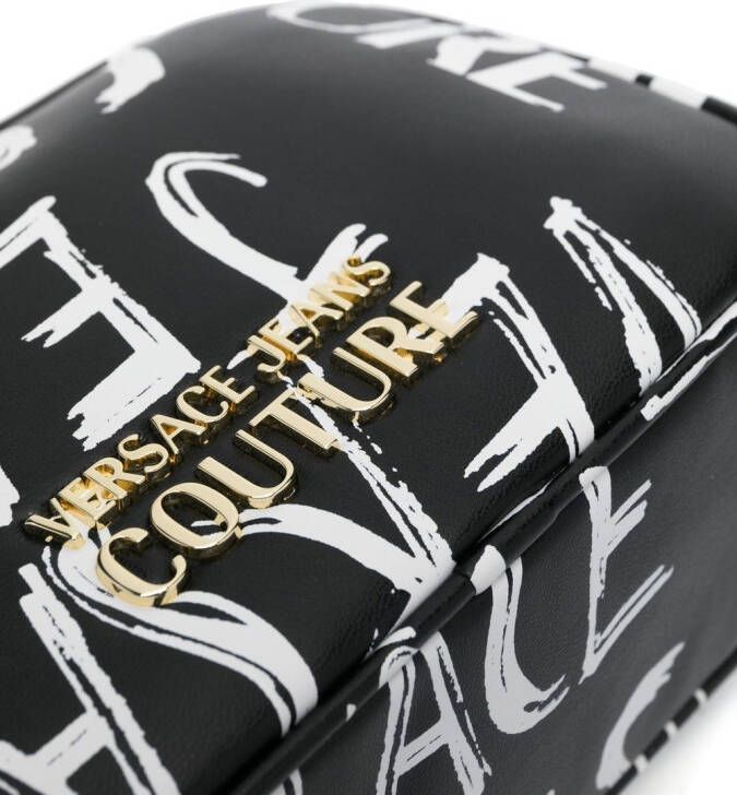 Versace Jeans Couture Crossbodytas met logoprint Zwart