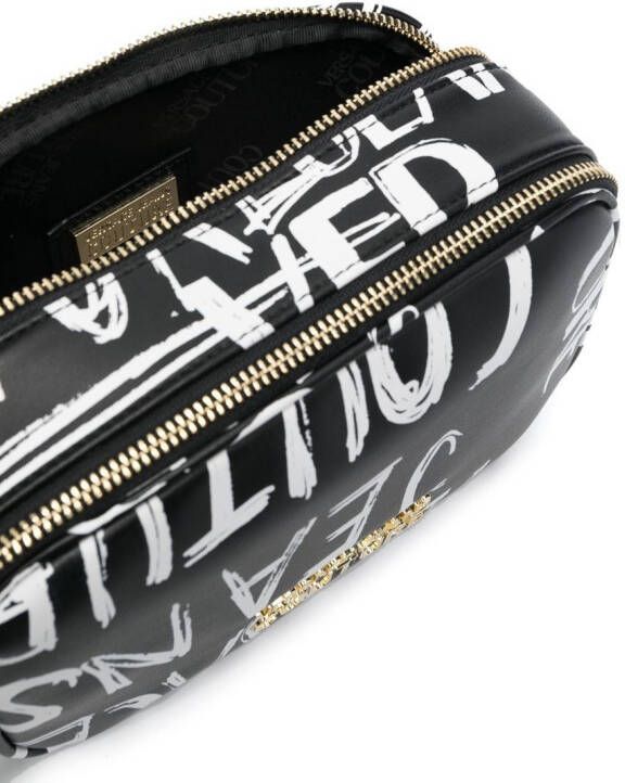 Versace Jeans Couture Crossbodytas met logoprint Zwart